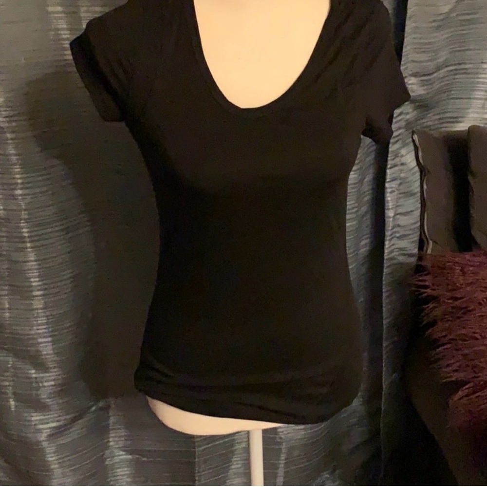 Zella Black Short Sleeve Tee